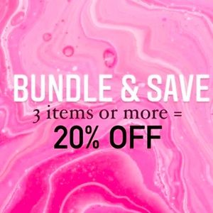 BUNDLE & SAVE for 20% off!!!
